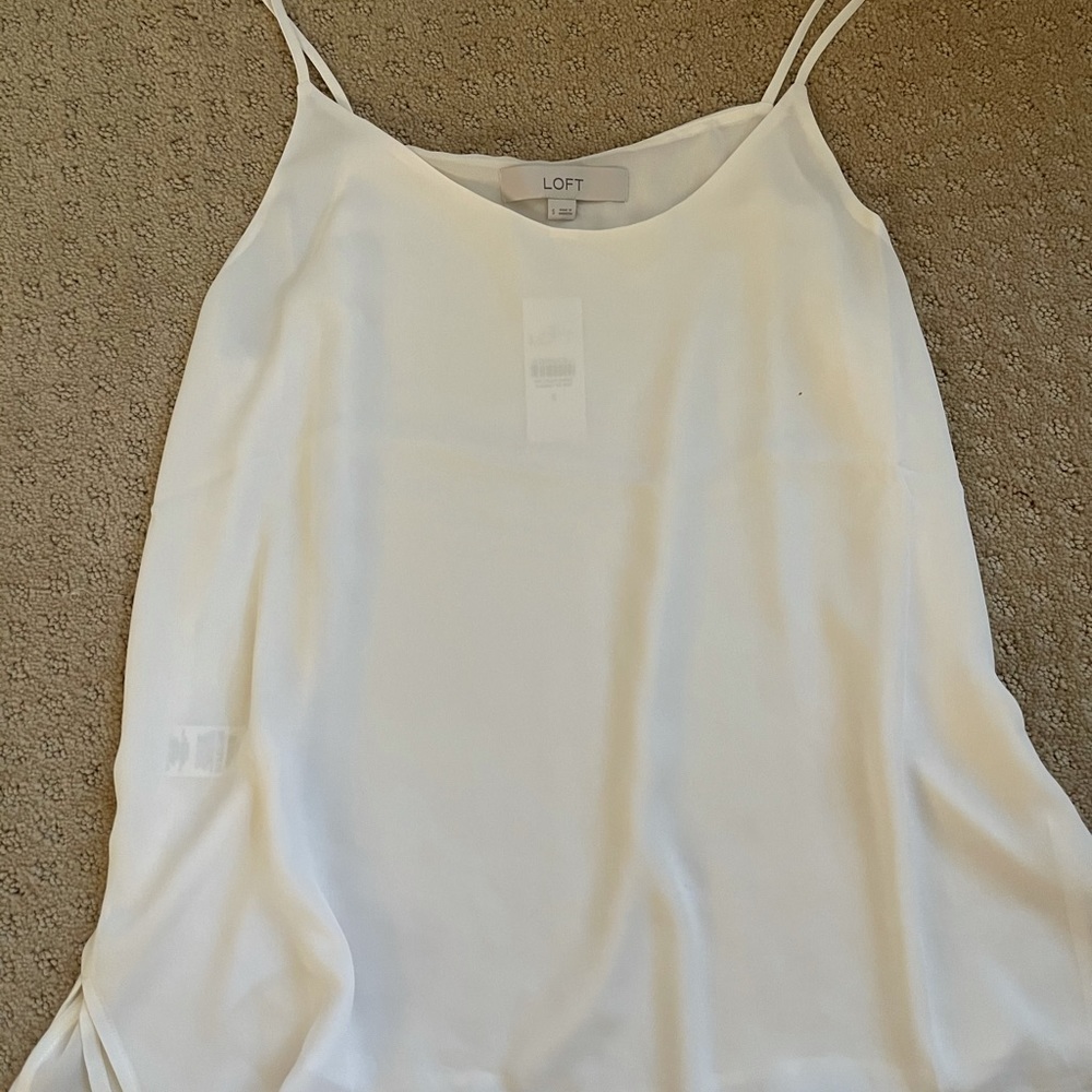 Loft white cami